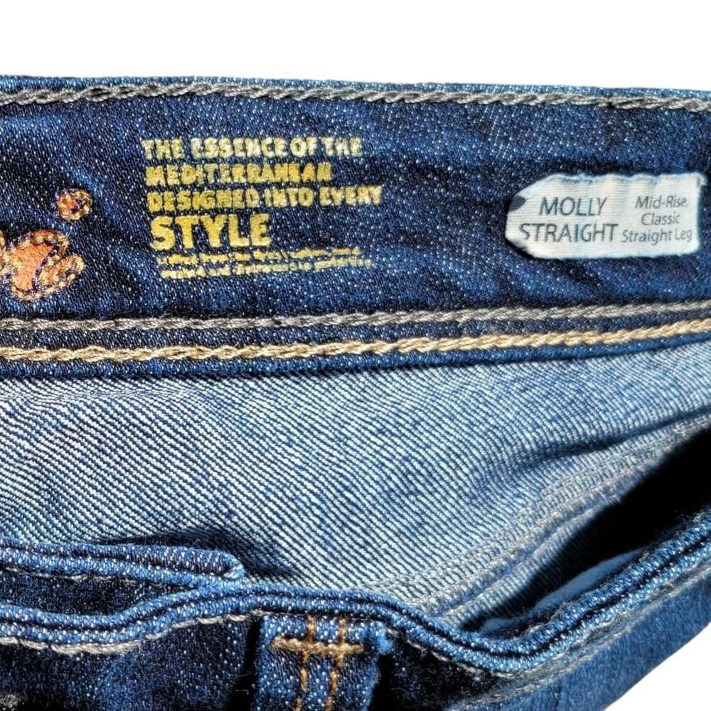 Mavi Women's Denim Jeans Molly Mid Rise Classic Straight 29/32 - Picture 4 of 4
